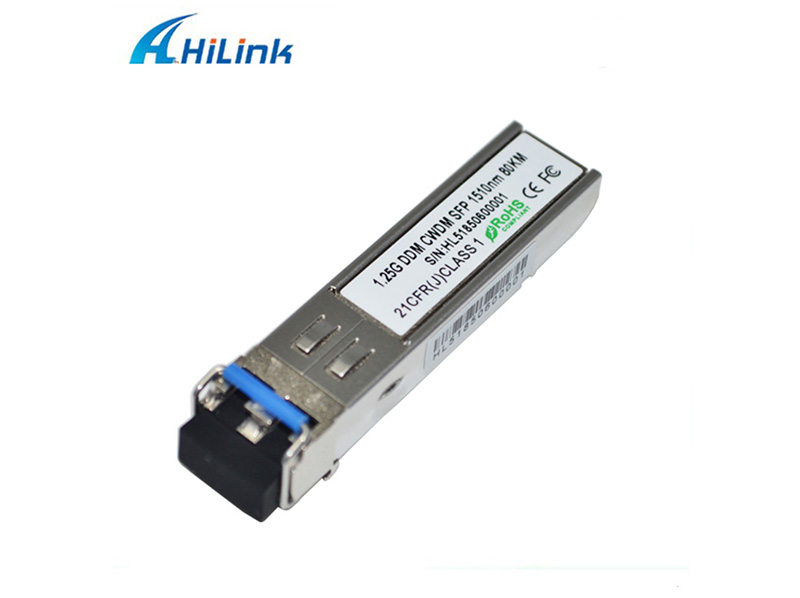 1.25G 1270nm-1610nm 80km DOM CWDM SFP LC