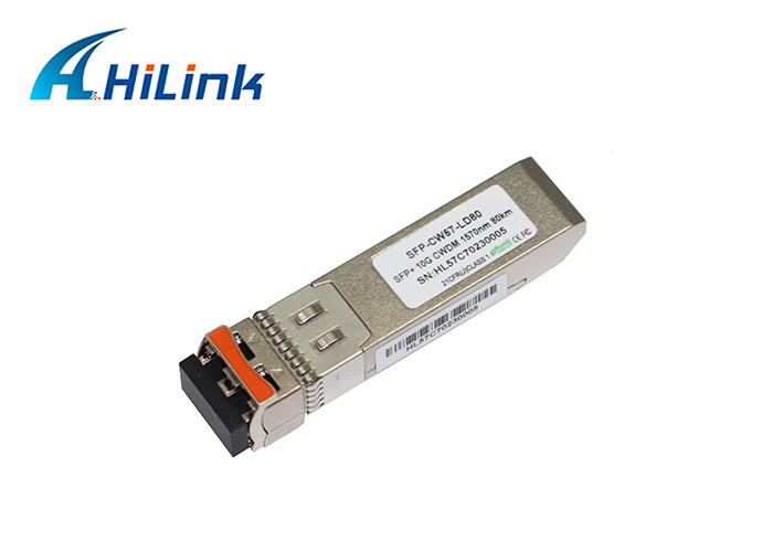 10G 1470nm-1610nm 80km CWDM SFP+