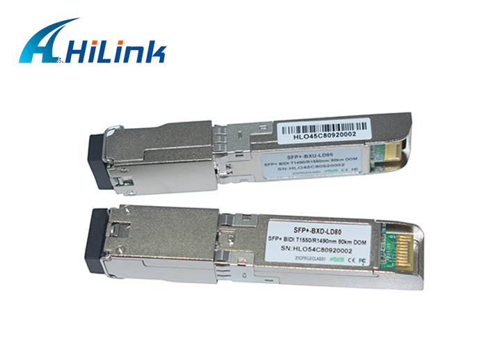 10G 1490nm/1550nm 80km BiDi SFP+