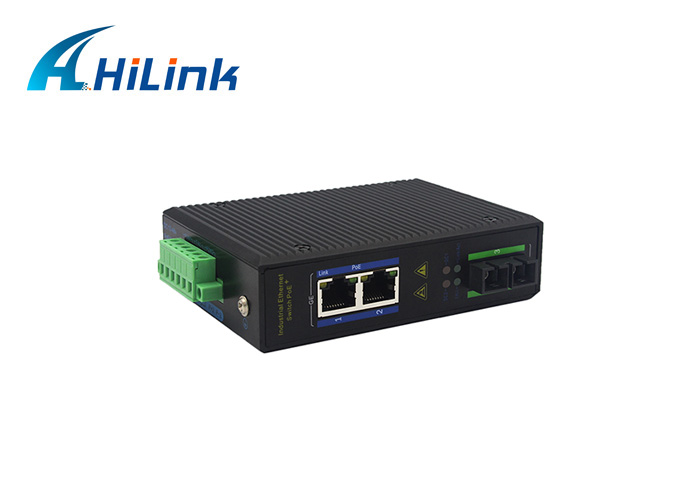 2-port 10/100/1000Base Ethernet+ 1-port 1000Base SC industrial Media Converter Fiber